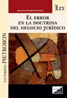 ERROR EN LA DOCTRINA DEL NEGOCIO JUR�DICO