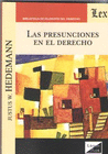 PRESUNCIONES EN EL DERECHO, LAS