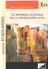 REFORMA INTEGRAL DE LA LEGISLACIN CIVIL