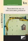 FRAGMENOS DE UN DICCIONARIO JURDICO